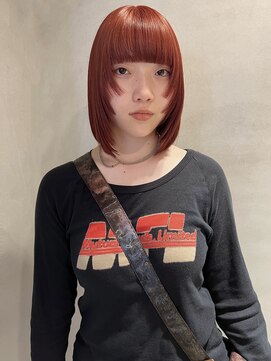 ペレ 梅田(PELE) 前髪/アンブレラカラー/こなれミディ/イメチェン/ウェーブパーマ