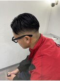 オールバックフェードスタイル