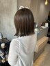 透明感カラー￥8,800～(60分)