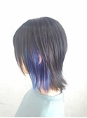 ボーイッシュウルフヘアピスラズリカラー