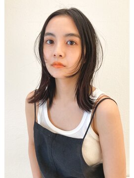 ノーカ 代官山(nohka) シンプルな艶ロブヘア