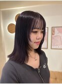 ◎韓国ヘアー顔周りレイヤーおくれ毛髪質改善前髪/名古屋/名駅