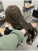 オリーブグレージュ/オリーブベージュ/ブリーチなし/韓国風/京都