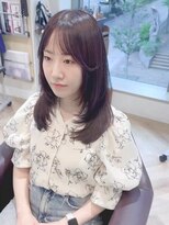 ファースト 仙台店(first)&nbsp;艶々チェリーピンク×ハッシュカット