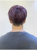 【morio成増/一戸】ブリーチありメンズプラムラベンダーカラー