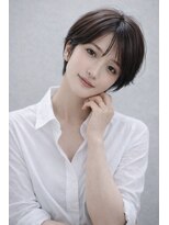 リリアーナ(LILIANA)&nbsp;池袋 大人ショート ココアブラウン ハンサムショート 骨格補正