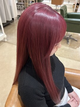 ジール(zeal) カシスピンク　黒髪カタログ/クラゲヘアー/オリーブグレー