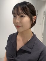 トリッカ シブヤ(TRICCA SHIBUYA)&nbsp;ショートボブレイヤータッセル切りっぱなしぱつっと渋谷