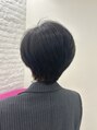 フルハート 恵比寿(Fullheart) グレイカラーでも艶を出して、まとまりやすいショートボブに♪