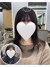 前髪のクセ・割れを自然にカバー♪クロスパーマ￥9,800