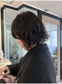 レイヤーパーマ　ニュアンスウェーブ