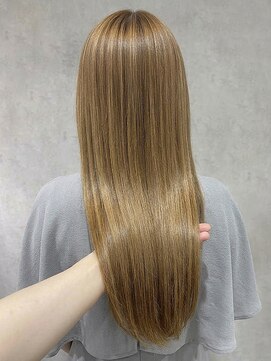 オルク 札幌大通(Orque) 美髪◎髪質改善カラーストレートロング艶髪ブリーチなし春カラー