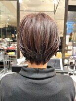 ラボー ノースプラザ店(LA'BO)&nbsp;【LA'BO三浦】30代/40代/50代/ショートボブ/ピンクブラウン/艶感