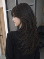 エトワ 中央店(etoi)&nbsp;大分ハッシュカット胸上鎖骨下ミディアムレイヤースタイルかるめ
