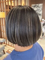 オーガニックトリコ 所沢(organic+tricot)&nbsp;30代40代◎春カラー◎大人女子グレージュハイライト×ボブ