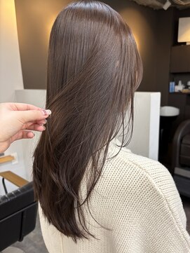 ヌープヘアーアイス(NUUP.hair ici) ★ブリーチなしチョコレートブラウンラベンダーグレージュ透明感