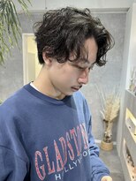 ディーバ 横浜(D.I.E.V.A)&nbsp;10代20代30代モテ髪メンズシャドウパーマセンターパートマッシュ