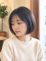 ノエルヘアー(Noel hair)&nbsp;ナチュラル黒髪ミニボブ