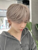 アクション セカンド 心斎橋(ACTION second)&nbsp;シースルーマッシュ　ミルクティーベージュ
