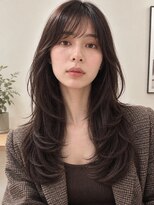 キース ヘアアンドメイク 恵比寿(kith. hair&make)&nbsp;透明感シアーグレージュ/ハッシュカット/顔まわりカット