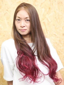 ヘアーサロン アラ(hair salon Ara) グラデーションカラーホットホットピンク