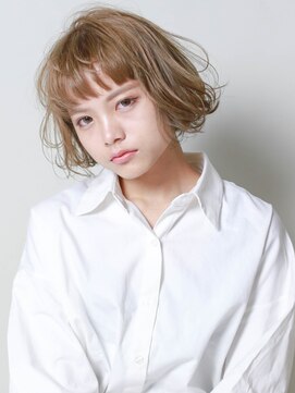 テトヘアー(teto hair) bob(ショートボブ、ボブ、グレージュ)