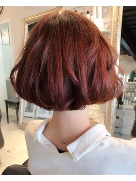 ヘアー アトリエ エゴン(hair atelier EGON) 切りっぱなしボブ