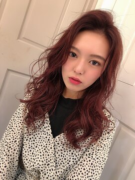 ロンドアベニール 北千住(Lond avenir) 【Lond avenir本田奈穂美】ピンクバイオレットのツヤカラー