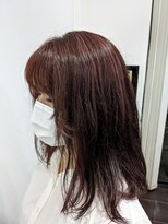 ナップヘアー NAP hair 春のピンクカラー