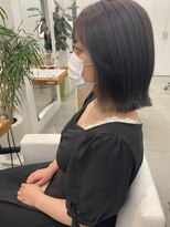 カッツ 駅家店(CUT S)&nbsp;パツッと大人切りっぱなしボブ♪インナーカラーベージュ