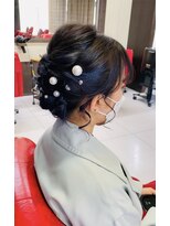 ラグーンヘアー(Lagoon hair) あみシニヨン♪