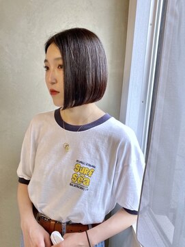 シセイ 青山(SHISEI) ぱつっとボブ/縮毛矯正/ミニボブ/切りっぱなしボブ［南青山］