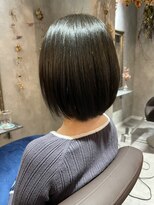 お花と犬と美容室&nbsp;ナチュラルレイヤーボブ