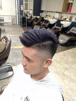 ジパングオム 押上店(Zipangu HOMME)&nbsp;フェード×Wカラーで格闘家風スタイル