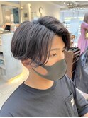 暗めのメンズシルバーカラー☆
