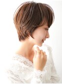 【La fith】丸みショート×小顔カット