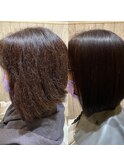 髪質改善ストレート