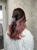 ティアム 渋谷店(Tiam shibuya) 黒髪/前髪パーマ/グレーベージュ/レイヤーロング/インナーカラー