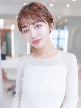 イオ 本厚木(io) くびれショートボブイメチェンフルバング前髪似合わせカット