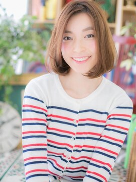 カバーヘア ブリス 大宮西口(COVER HAIR bliss) ハイライト小顔ひし形シルエット大人ボブc5大宮20代30代40代