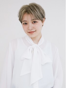 オンク 新宿(onk) 黒髪/グレーベージュ/レイヤーロング/前髪パーマ[新宿駅]