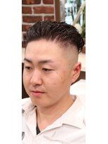 アクセプトザワールドバーバー(Accept the world barber)&nbsp;緩め極道パーマ×スキンフェード