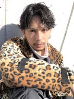 エリマバイフィフス 調布(elima by fifth)&nbsp;波巻きパーマ波巻きセンターパート2WAYスタイル刈り上げマッシュ