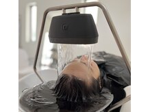 話題の頭浸浴でリラックス