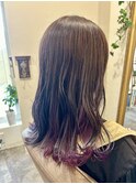 パープルインナーカラー