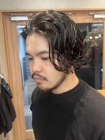 エリマバイフィフス 調布(elima by fifth)&nbsp;サーフカールフェザーパーマラルフカールニュアンスパーマ20代