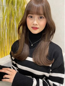 ロンド マーレ 天神大名店(Lond mare) ピンクブラウン/暖色カラー/カシスピンク/韓国ヘア/顔周りカット