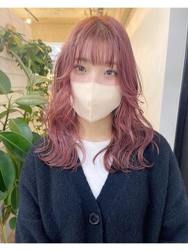 エイム(AiM) ピンクヘアー/ケアブリーチ/20代～