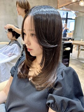 ロンド エスポワール 錦糸町(Lond espoir) ◯メルティカラーフェミニンロング似合わせカットザクザクレイヤ