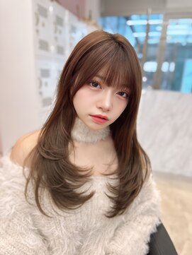 クム(kumu) 【kumu】ロングレイヤー/顔周りカット/栄/名古屋